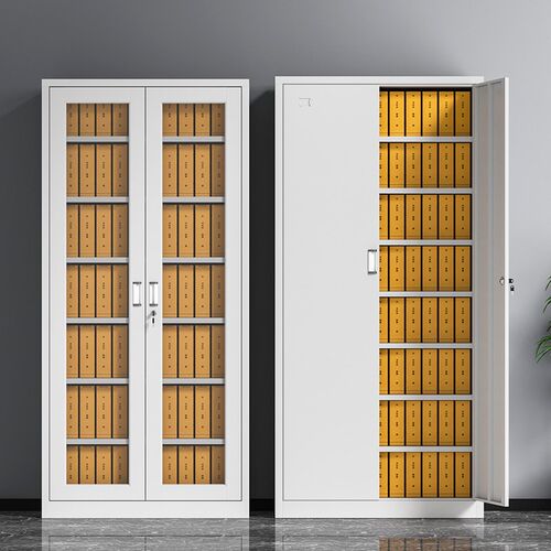 钢制文件柜铁皮储物柜子带锁办公室档案资料柜会计财务凭证专用柜