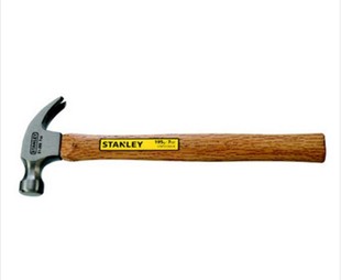 美国史丹利STANLEY 20oz 硬木柄羊角锤
