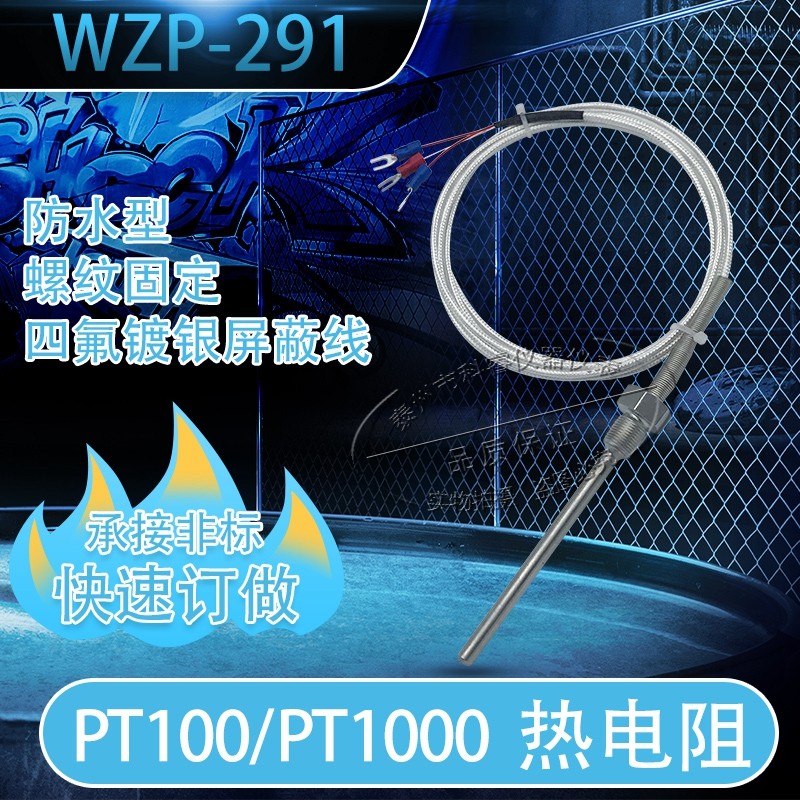 PT100铂热电阻WZP-291四分牙管道固定螺纹温度传感器探头防水感温,包装,包装袋,淘宝优惠券,粉丝福利购,淘宝优惠卷