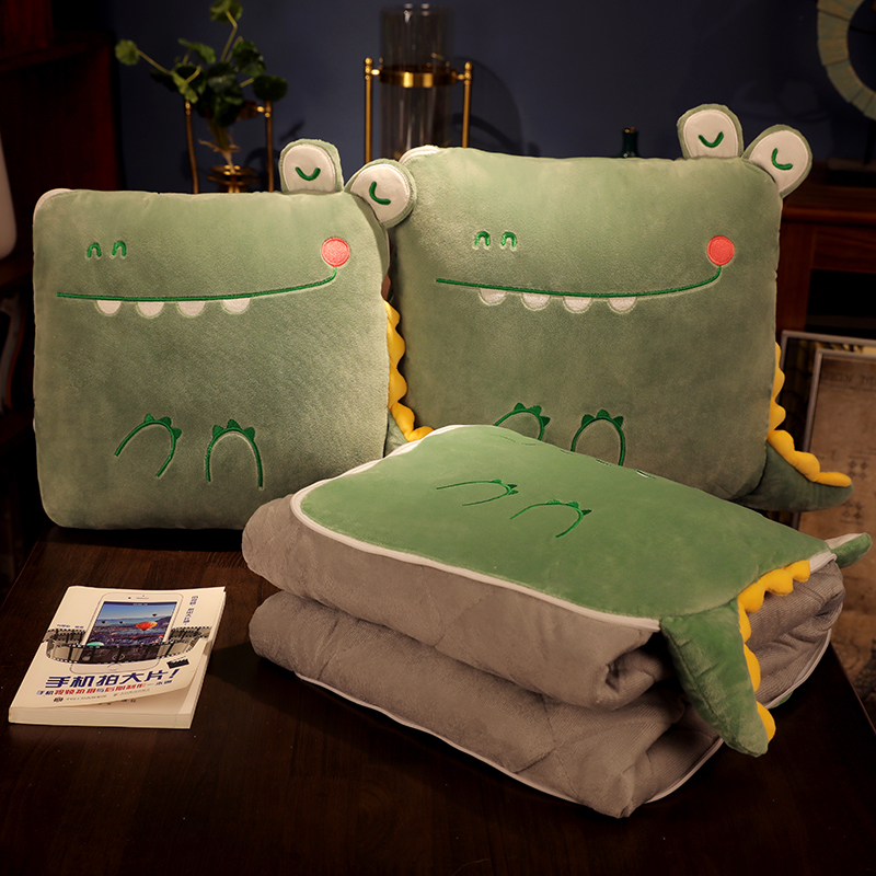 抱枕被子两用g办公室午睡小枕头车载毯子汽车内车用折叠夏季可爱