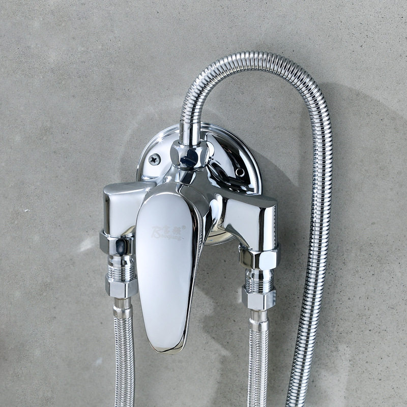 铜三角淋浴冷热阀热水器