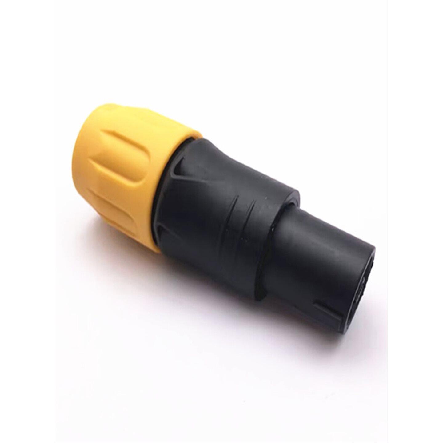 防水IP46舞台调音台音响四芯专业音箱插头接头功放线欧姆接头铜芯