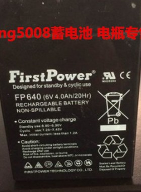 FirstPower一电FP645 FP640 6V4.0AH/20HR电子称 玩具车 童车电池