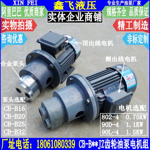 CB-B16JZ立卧式油泵电机组WBZ-16油泵机组LBZ-16齿轮油泵装置LWBZ