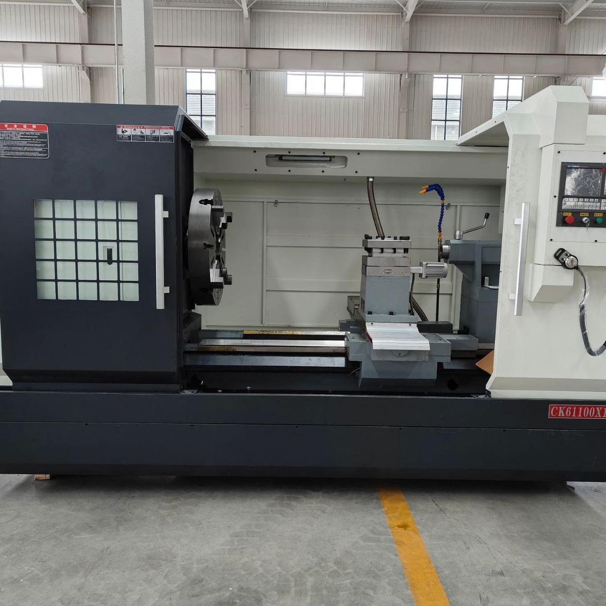硬轨数控车床CK61100X2000mm大孔径切削车床8工位刀架系统选配