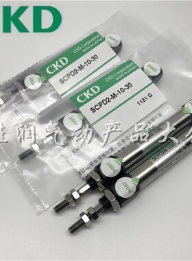 CKD笔型防回转缸SCPD/SCPD2-M/ML-16-10-20-30-40-50-75-100-200