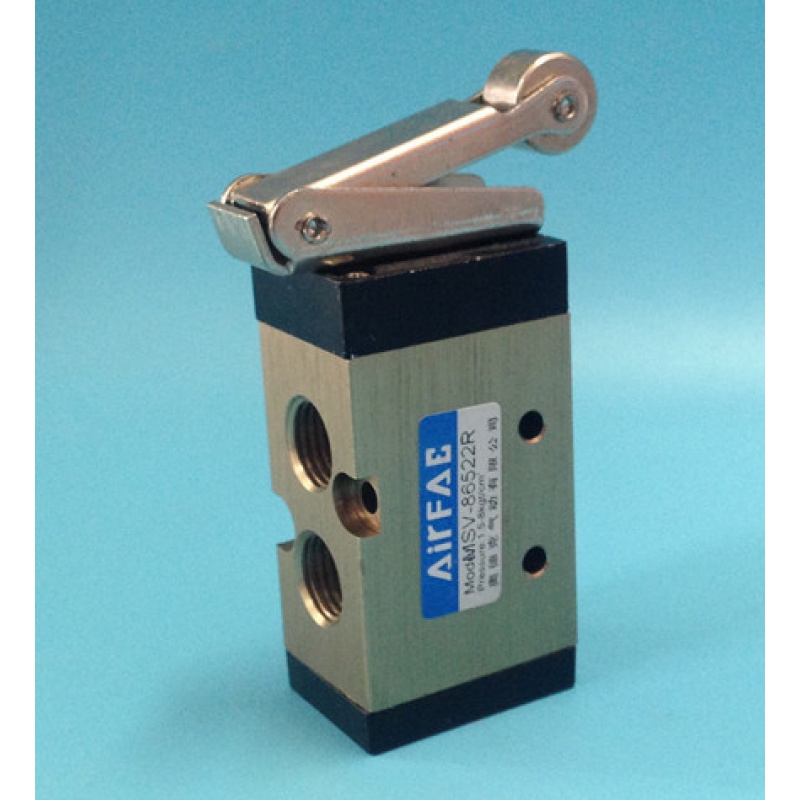 气动元件 机械阀 MSV86522R 二位五通机械阀 滚轮式/行程开关