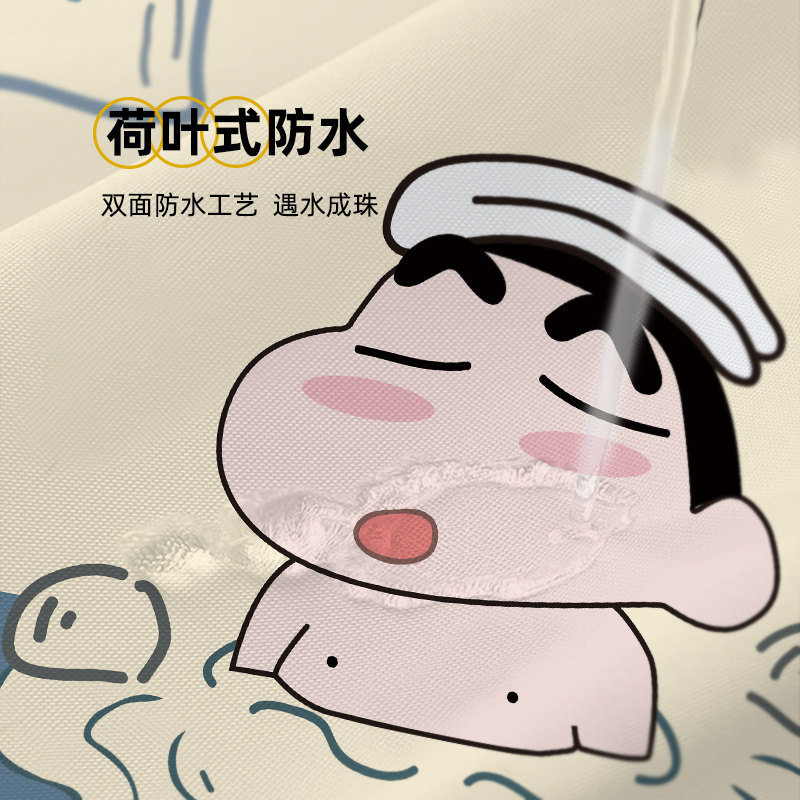 日式淋浴帘卫生间防n水布加厚防霉隔断帘洗澡拉帘和风挂帘子免打