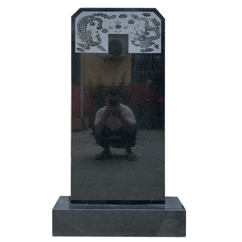 石碑定制花岗h岩墓碑大理石石雕清明土葬雕墓园乡雕双墓园