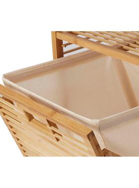 日式浴F966SJ9T室卫间落地多功能置物架艺脏脏衣物收生纳筐衣布篓