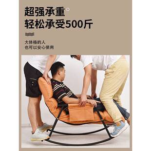 躺椅沙休发懒椅人闲坐F77TT8H6睡两用椅阳台家用休轻奢午午睡椅摇