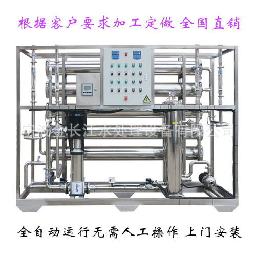 4t/h双级ro反渗透高纯水处理设备 去金属离子纯化水系统