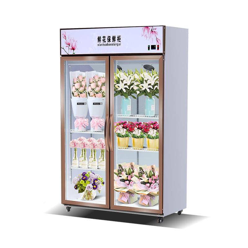 鲜柜花保鲜网红店束展柜示柜冷OYR藏柜立式商用冰花柜饮料风冷鲜