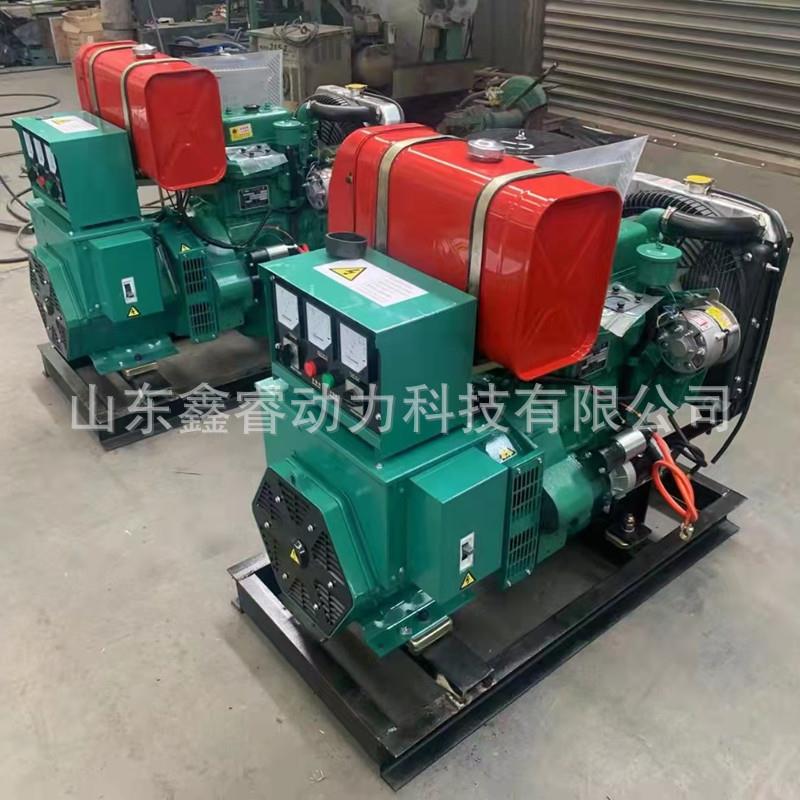 双油杠柴2油发电组20KW小型家用0千瓦养殖DPT场用发机电机省耐用