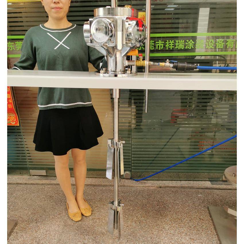 不锈钢横板式气搅拌机搅吨桶搅气动搅拌率拌机大动功油漆拌机