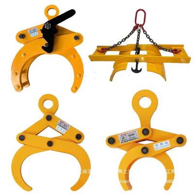 圆管圆钢吊装具水泥管吊具2t01无痕钢管吊钳锭圆钢工夹钢d具oyg夹