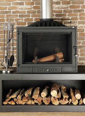 家壁炉YGY芯真火用燃民木柴取暖现代欧式式铸铁嵌入国产宿别墅设