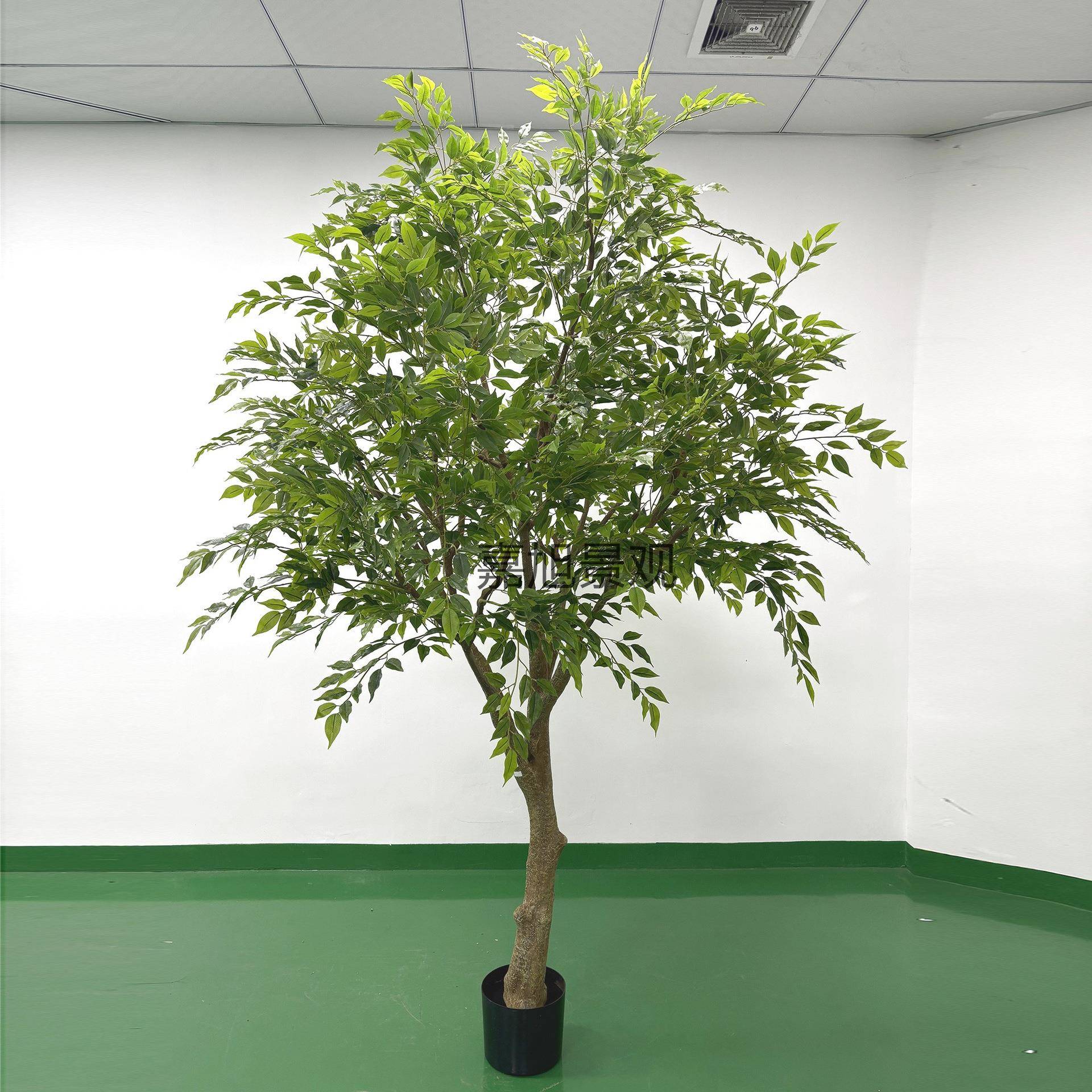 仿真绿植假榕榕盆栽树人造迷你树装饰用仿真榕物树VGL仿真植景观