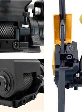 A333带免扣打货包机厂家WD211220钢现动铁皮手免扣打包机阴阳扣捆