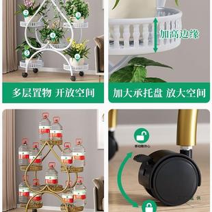 花子客落地式 置物架架阳台多层厅艺绿萝植物摆放KOY花盆花铁 新款