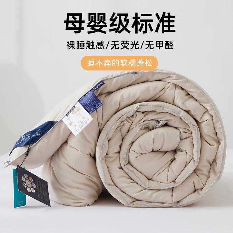 A类全棉提花大被芯被春秋被双人VDN加厚保舍暖豆冬季四季单人宿被