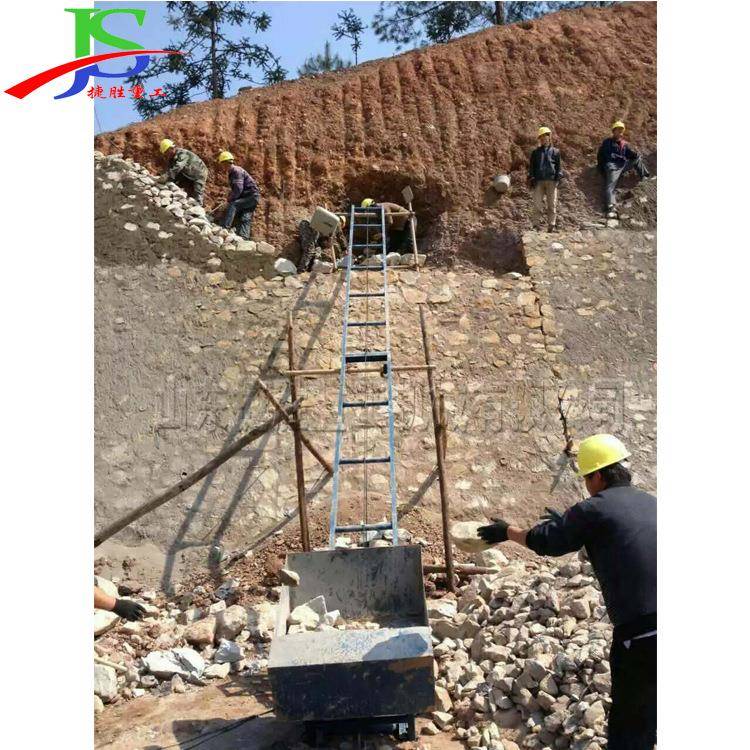 建工地速爬山虎料提升机高PRS上筑公路斜护坡运料车斜坡提升上料