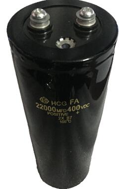 电电解容螺丝4NYU00v22000UF体积铝75*2脚20拆机