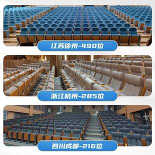 礼无品牌/堂排椅报告厅椅电座椅阶梯教室连椅影剧院学校会议排室