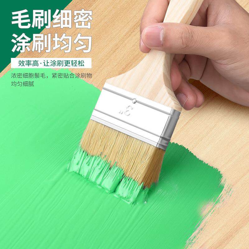 猪毛刷工油漆刷水刷烧烤猪毛业用硬194油扫小刷子加厚胶软鬃棕毛