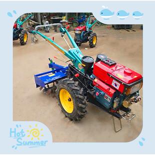手扶拖拉机打田12匹手耕210923扶旋耙扶手旋机耕打田机价格旋耕挠