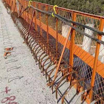 湿OSB接缝盖梁桥面T板临边装配式安全防网桥护梁施板工修建防护栏