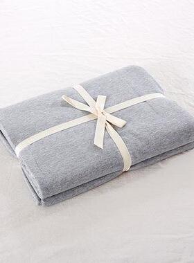 全针织棉床笠床垫套URJ12M单件床单.简约纯色天竺棉1.518.m棉床罩