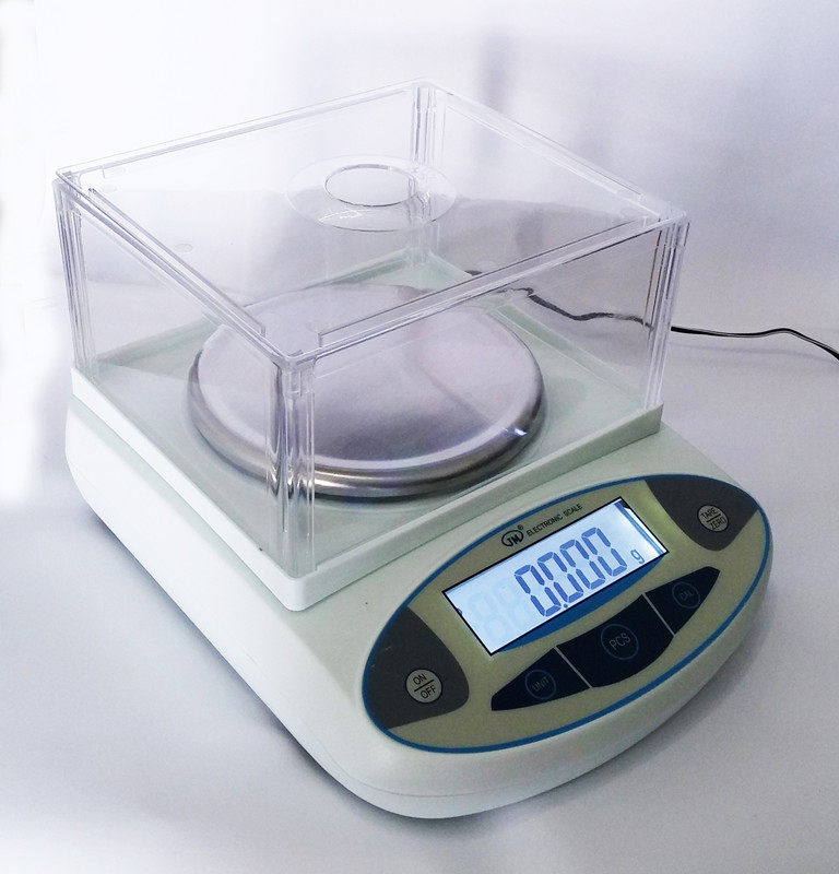 纪铭电子天平500g1000g2000g3000g/0.01g精密珠宝称0.001g黄金秤