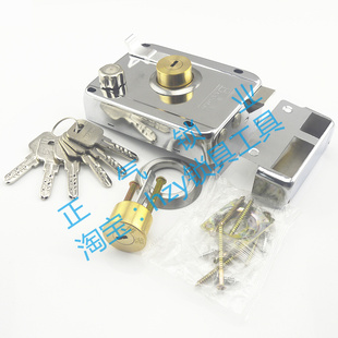 SJ0259331全铜锁大 门锁 图为左开满百锁匠耗材