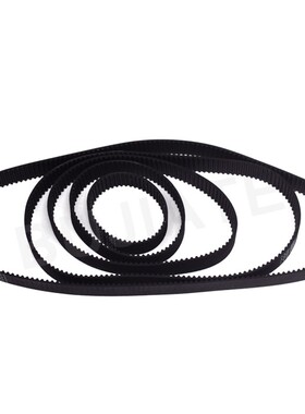 3D打印机2GT环形闭口同步带橡胶传动皮带带宽10mm周长170--294mm