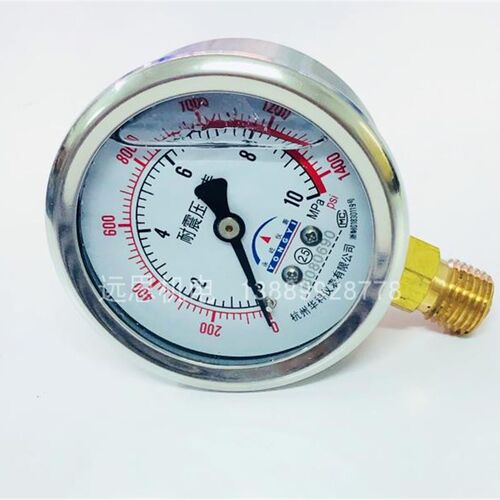 富阳华科 耐震压力表 YN60 40 25 60 mpa  正品保证 规格齐全