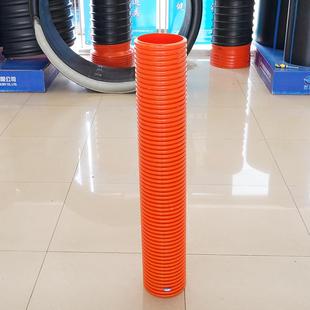 湖北HMPVC电缆保护管高压电力管通信光缆双壁波纹管高承压