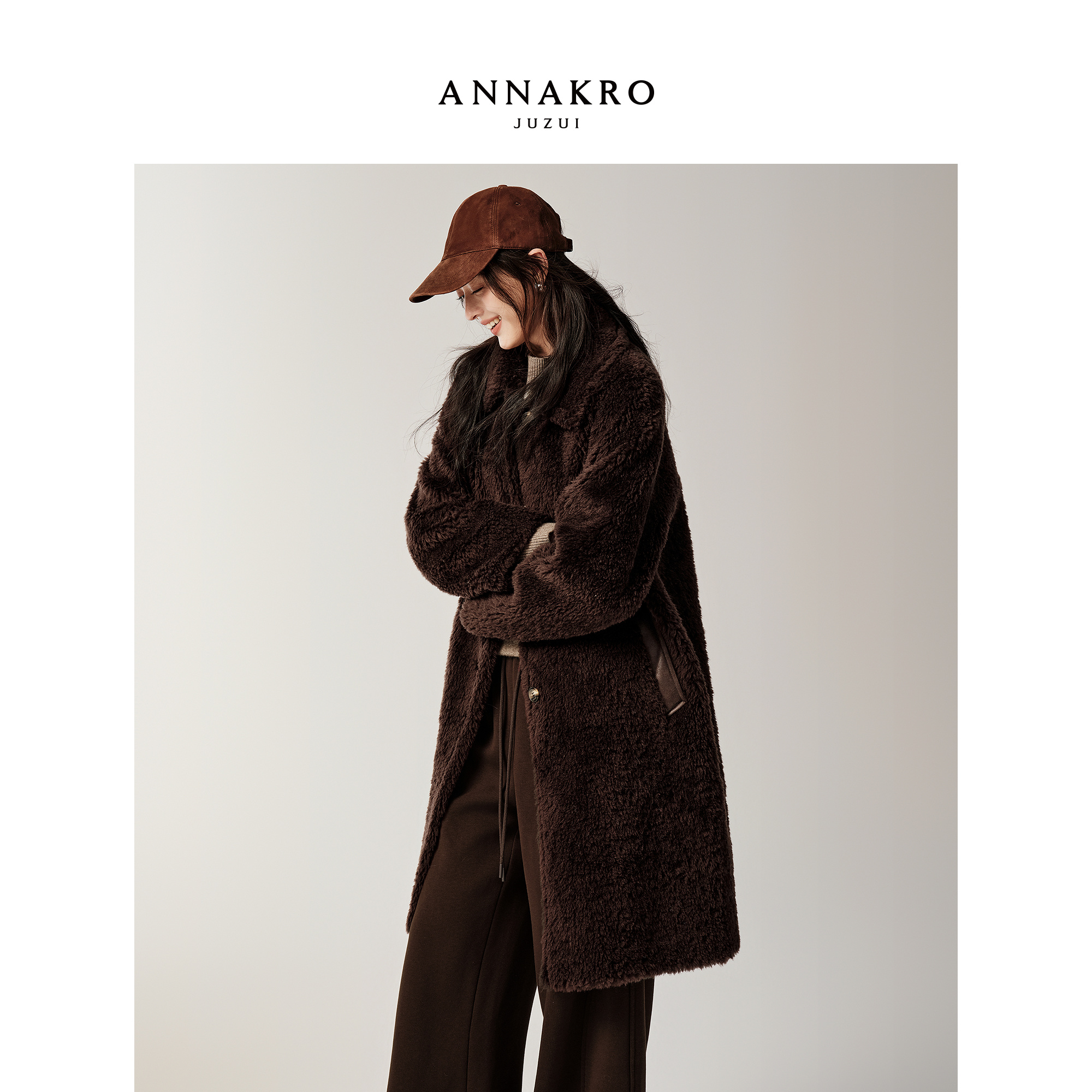 100%羊毛 颗粒绒感 琥珀流光 泰迪大衣