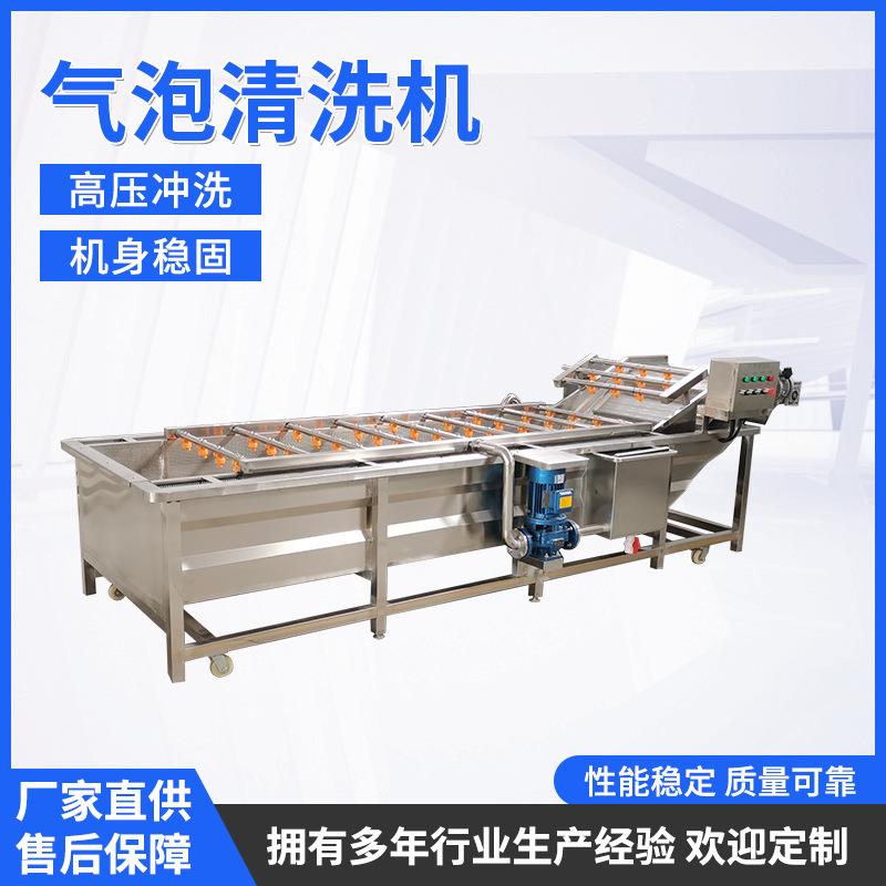 厂家鼓泡式蝉蜕清洗机高压喷淋鱼片清洗机高压喷淋红薯清洗机设备