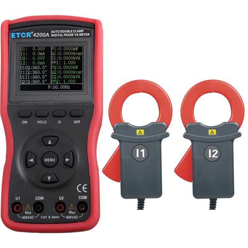 【广州铱泰】ETCR4200A智能型双钳数字相位伏安表 可连接电脑彩屏