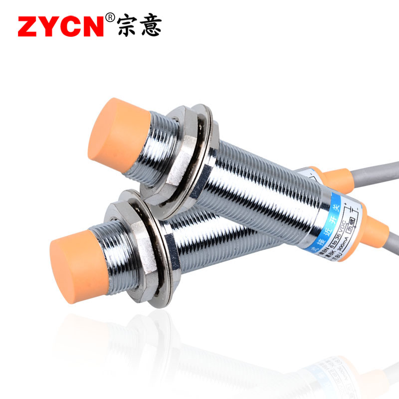 沪工接近开关LJC18A3-B-Z/BY电容式PNP自动三线防水24V传感器M1伏
