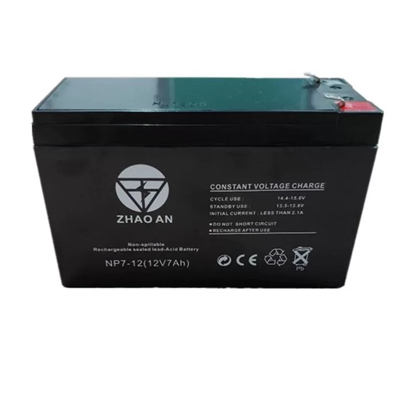 ZHAO AN 12V7AH蓄电池消防报警主机电梯应急安防门禁铅酸畜电瓶