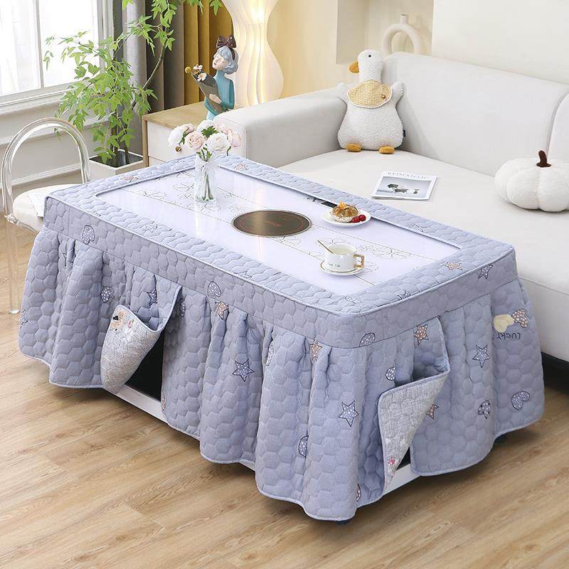 ?加厚双面绒火烤子罩套长方形电Fh(x}^l$桌暖炉桌布几取暖茶桌罩,居家布艺,床头罩,淘宝优惠券,粉丝福利购,淘宝优惠卷