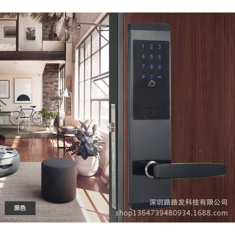 密锁码M1锁一卡通刷卡智触屏密码锁家用2020密码锁能APP门锁