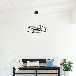 美式吊灯卧室设计创意复师古客工业风铁艺黑样板间厅书房餐QL1023