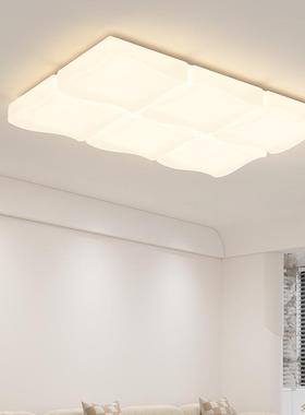 极简客厅灯灯l室ed吸顶灯XD690现主光代简约奶油风全谱护眼防蓝光