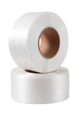 白色打包带半透明白PP包全半动01打包打机用打自包带不带卡带包装