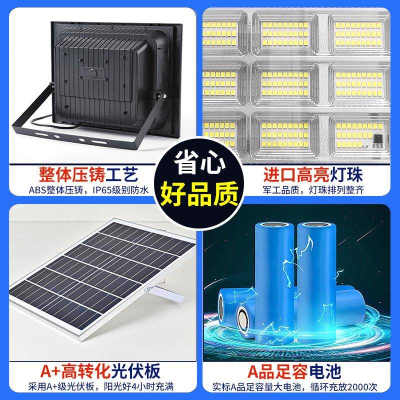 太阳能工灯道路投光户外防水风车间厂房室外照灯XRF明灯庭院业路