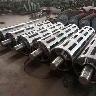 滚筒厂家动笼式渣长传孔形清带扫排771滚筒输送张紧滚轮托辊滚筒