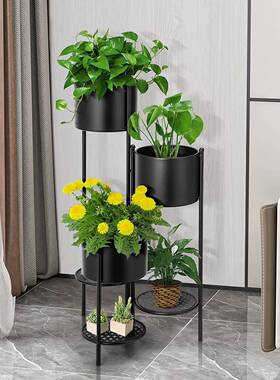 架子木制沙发搁花绿台植式架简约52432墙角架客厅落地电视柜旁边